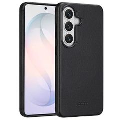 Accezz Leather Back Cover with MagSafe Samsung Galaxy S26 - Onyx Black