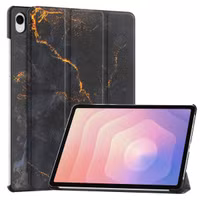 imoshion Design Trifold Bookcase Samsung Galaxy Tab S11 - Black Marble