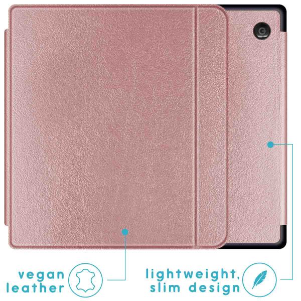 imoshion Slim Hard Case Sleepcover met stand Kobo Sage / Tolino Epos 3 - Rosé Goud