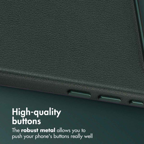 Accezz Leather Back Cover with MagSafe Apple iPhone Air - Cedar Green