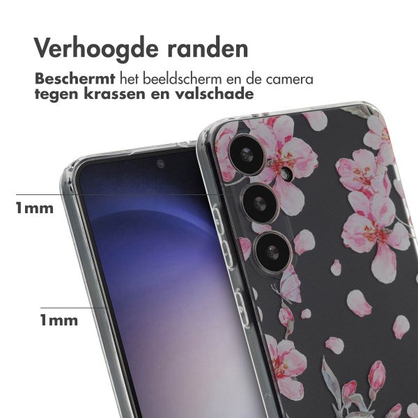 imoshion Design hoesje Samsung Galaxy S24 Plus - Blossom Watercolor
