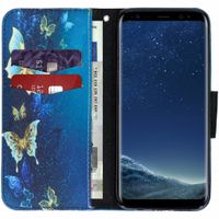 Design Softcase Bookcase Samsung Galaxy S8