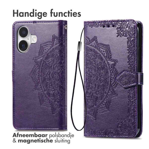 imoshion Mandala Bookcase Apple iPhone 17 - Paars