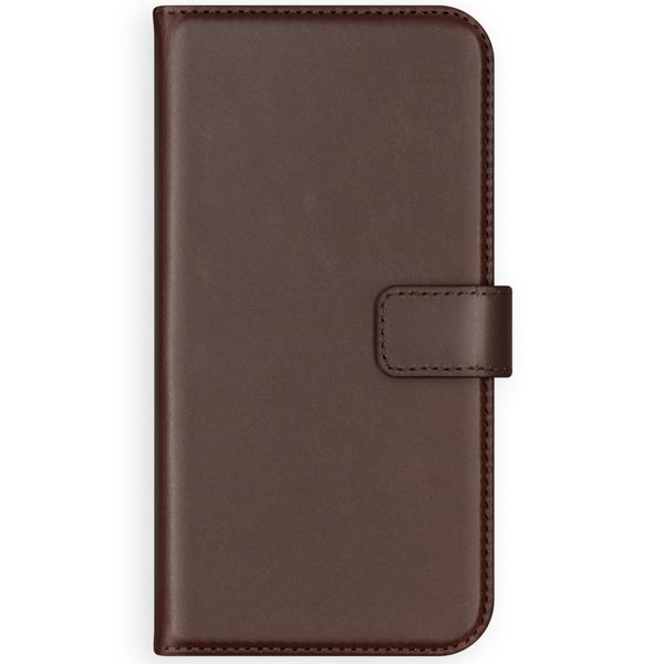 Selencia Echt Leren Bookcase Samsung Galaxy A42 - Bruin