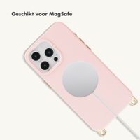 Selencia Rivièra MagSafe Backcover met afneembare haakjes Apple iPhone 15 Pro Max - Sorbet Pink