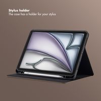 Selencia Riva Bookcase Apple iPad Air 11 inch (2026) M4 / (2025) M3 / (2024) M2 / Air 5 (2022) / Air 4 (2020) - Mocha Brown