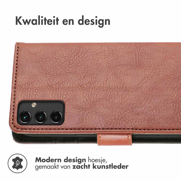 imoshion Luxe Bookcase Samsung Galaxy A14 (5G/4G) - Bruin