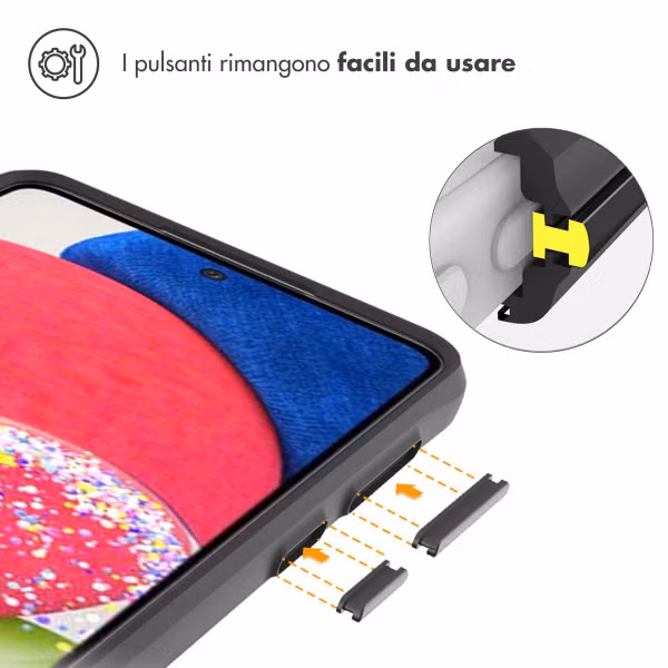 imoshion Rugged Hybrid Case Samsung Galaxy A33 - Zwart