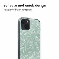 imoshion Design hoesje Apple iPhone 14 - Leaves Line-Art