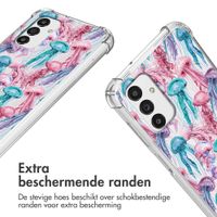 imoshion Design hoesje met koord Samsung Galaxy A13 (5G) - Jellyfish Watercolor