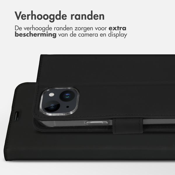 Accezz Wallet Softcase Bookcase Apple iPhone 15 Plus - Zwart