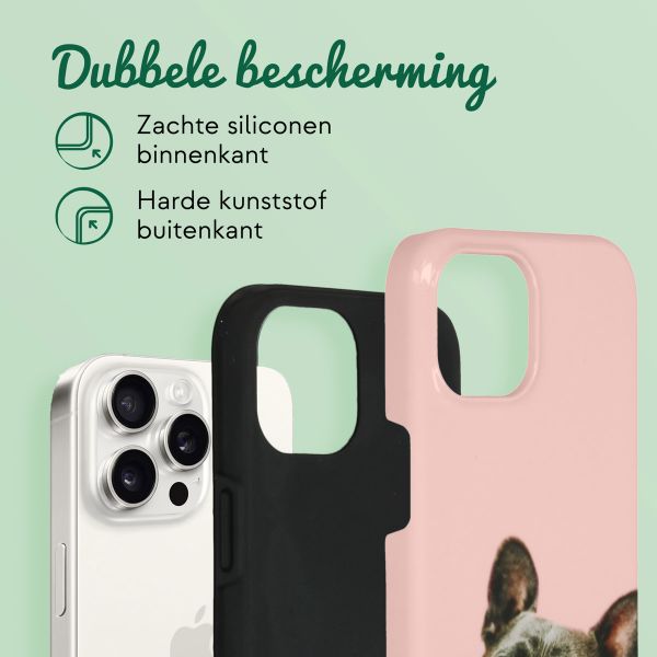 Ontwerp je eigen tough case Apple iPhone 15 Pro Max - Wit