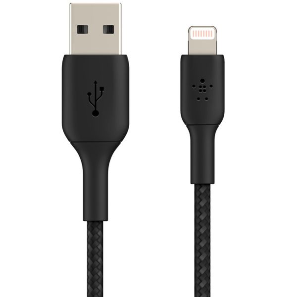 Belkin Boost↑Charge™ Braided Lightning naar USB kabel - 3 meter - Zwart