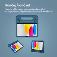 imoshion Kidsproof Backcover met handvat Apple iPad 11 (2025) 11 inch A16 / iPad 10 (2022) 10.9 inch - Donkerblauw
