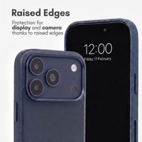 Accezz Leather Case with MagSafe Apple iPhone 18 Pro / 17 Pro - Nightfall Blue