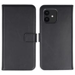 Selencia Echt Leren Bookcase Fairphone 6 - Zwart