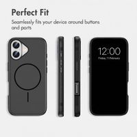 imoshion Colour Back Cover with Thin MagSafe Ring Apple iPhone 17 - Black