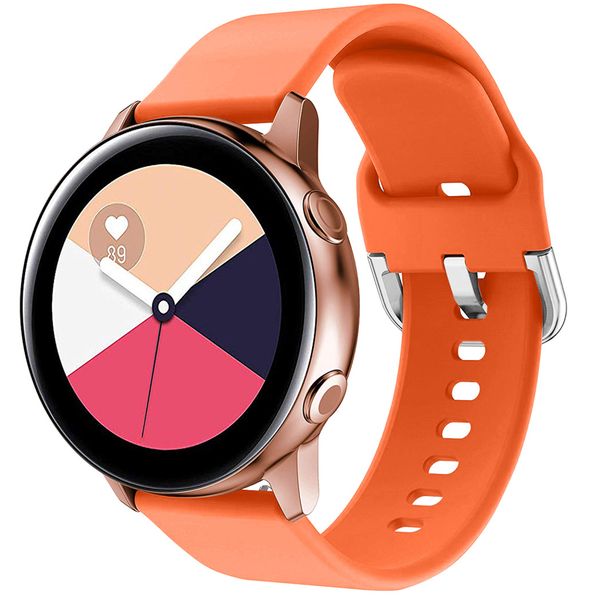 imoshion Siliconen bandje Samsung Galaxy Watch 4 / 5 / 6 / 7 / FE (20 mm) - Oranje