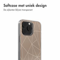 imoshion Design hoesje Apple iPhone 14 - Graphic Lines Beige