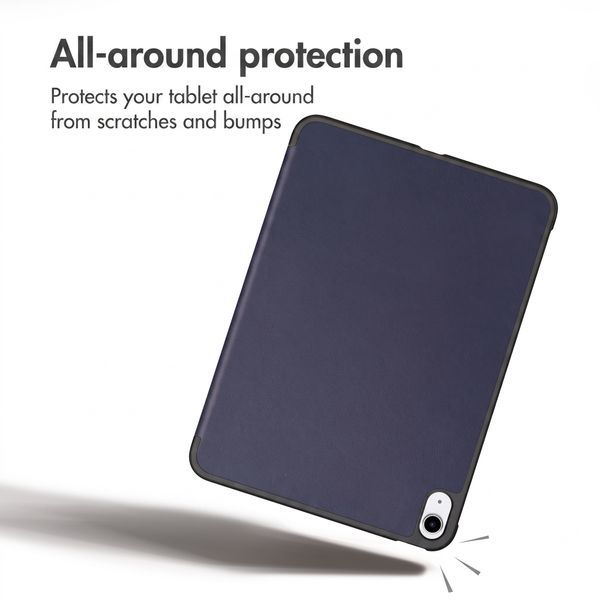 imoshion Trifold Book Case Apple iPad Air 13 inch (2026) M4 / (2025) M3 / (2024) M2 - Dark Blue