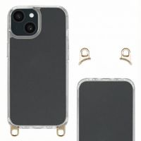 Selencia Backcover met afneembare haakjes Apple iPhone 15 - Transparant