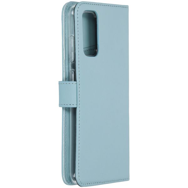 Selencia Echt Leren Bookcase Samsung Galaxy S20 - Air Blue
