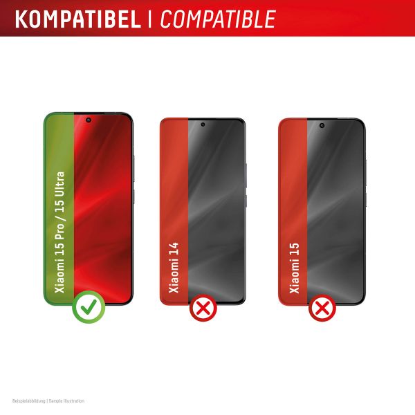 Displex Screenprotector Real Glass Full Cover Xiaomi 15 Ultra