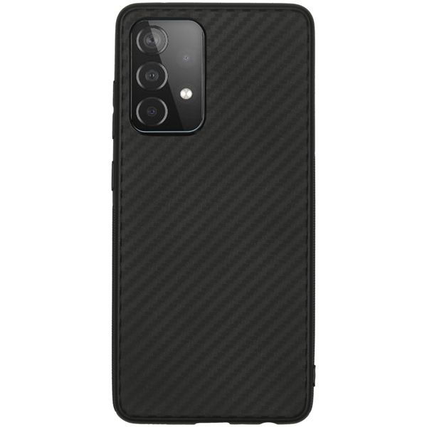 Carbon Softcase Backcover Samsung Galaxy A52(s) (5G/4G) - Zwart