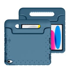 imoshion Kids-Proof Back Cover with Handle Apple iPad 11 (2025) 11 inch A16 / iPad 10 (2022) 10.9 inch - Dark Blue