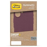 OtterBox Symmetry Cactus leren Backcover met MagSafe Apple iPhone 16 - Maroon Bells