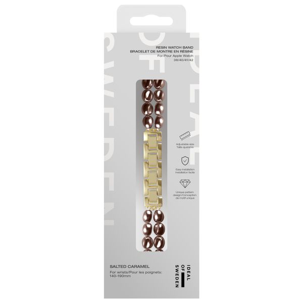 iDeal of Sweden Beaded Watch Band Apple Watch | 38/40/41/42 mm - Salted Caramel Pearl