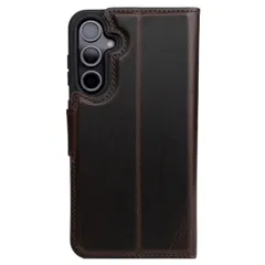 Wachikopa Multi Wallet Bookcase Samsung Galaxy S24 - Dark Brown