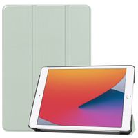 imoshion Trifold Bookcase Apple iPad 9 (2021) 10.2 inch / iPad 8 (2020) 10.2 inch / iPad 7 (2019) 10.2 inch - Lichtgroen