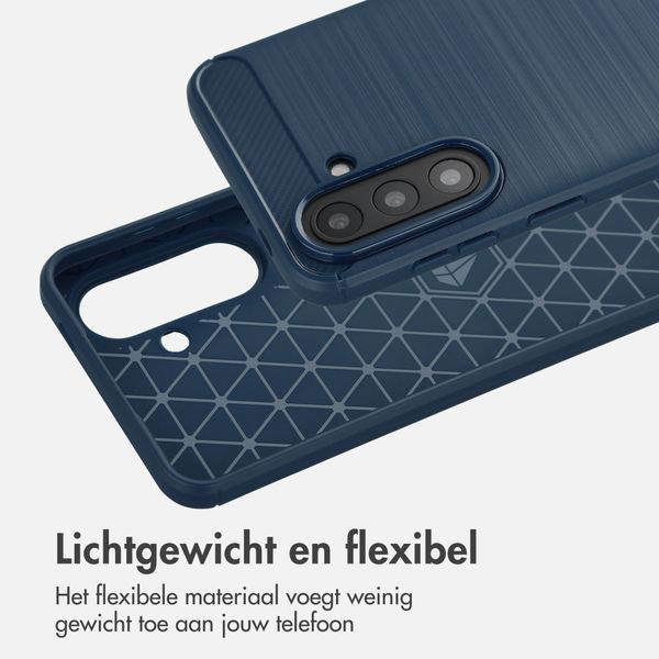 imoshion Brushed Backcover Samsung Galaxy A57 (5G) - Blauw