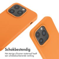 imoshion Siliconen hoesje met koord iPhone 14 Pro - Oranje