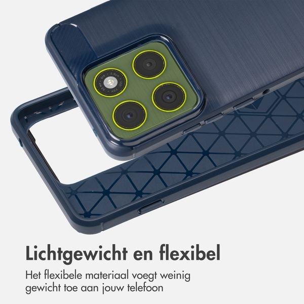 imoshion Brushed Backcover Motorola Edge 70 - Donkerblauw