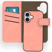 imoshion Uitneembare 2-in-1 Luxe Bookcase Apple iPhone 16 - Roze