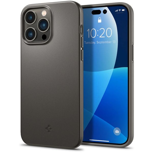 Spigen Thin Fit Backcover iPhone 14 Pro - Grijs