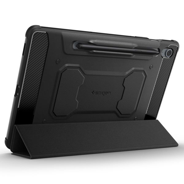 Spigen Rugged Armor Pro Bookcase Samsung Galaxy Tab S10 Lite / S10 FE / S9 FE - Black