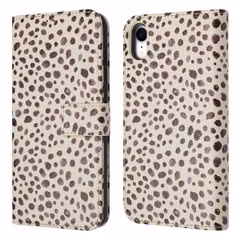 imoshion Design Bookcase Apple iPhone Xr - Black And White Dots