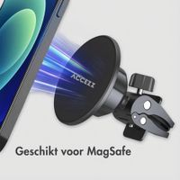 Accezz Telefoonhouder auto - MagSafe - Inclusief Magnetische Cirkel - Ventilatierooster - Zwart - Apple iPhone 14 Pro Max