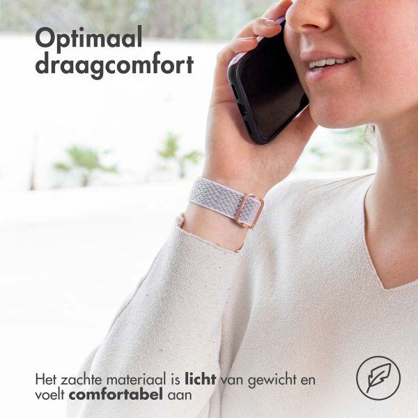 imoshion Elastisch nylonbandje  - Universeel 18 mm aansluiting - Lichtgrijs