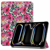 imoshion Design Trifold Case Apple iPad Pro 13 (2025) M5 / (2024) M4 - Floral Water Colour
