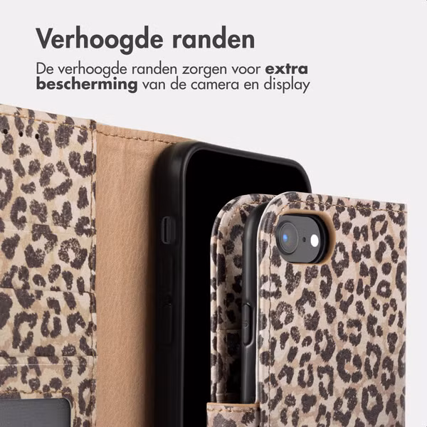 imoshion Design Bookcase Apple iPhone SE (2022 / 2020) / 8 / 7 / 6(s) - Leopard Mood