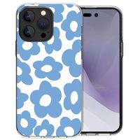 imoshion Design hoesje Apple iPhone 14 Pro Max - Retro Blue Flowers