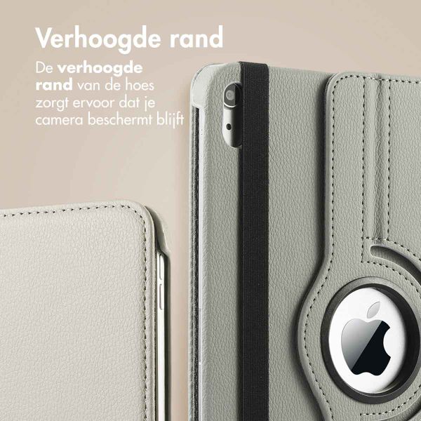 imoshion 360° draaibare Bookcase Apple iPad 11 (2025) 11 inch A16 / iPad 10 (2022) 10.9 inch - Grijs