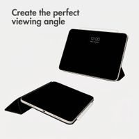 Accezz Leather Trifold Bookcase Apple iPad Pro 13 (2025) M5 / (2024) M4 - Black