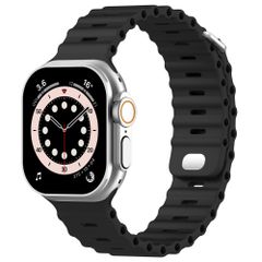 Accezz Ocean bandje Apple Watch Series 1 - 11 / SE / Ultra (44/45/46/49 mm) - Zwart