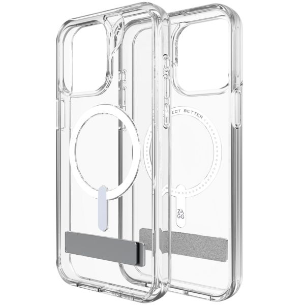 ZAGG Crystal Palace Snap KickStand Case met MagSafe iPhone 15 Pro Max - Transparant