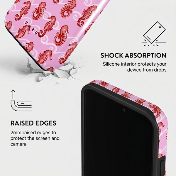 Burga Tough Back Cover with MagSafe Apple iPhone 14 Pro - Coral Reef